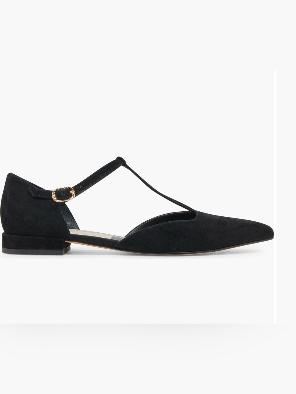 Dolce Vita Peaty T-Strap Pointed Toe Flats - Size 7 - NWOB - Picture 2 of 16